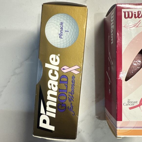 Breast Cancer Golf Balls 6 - Picture 2 of 6
